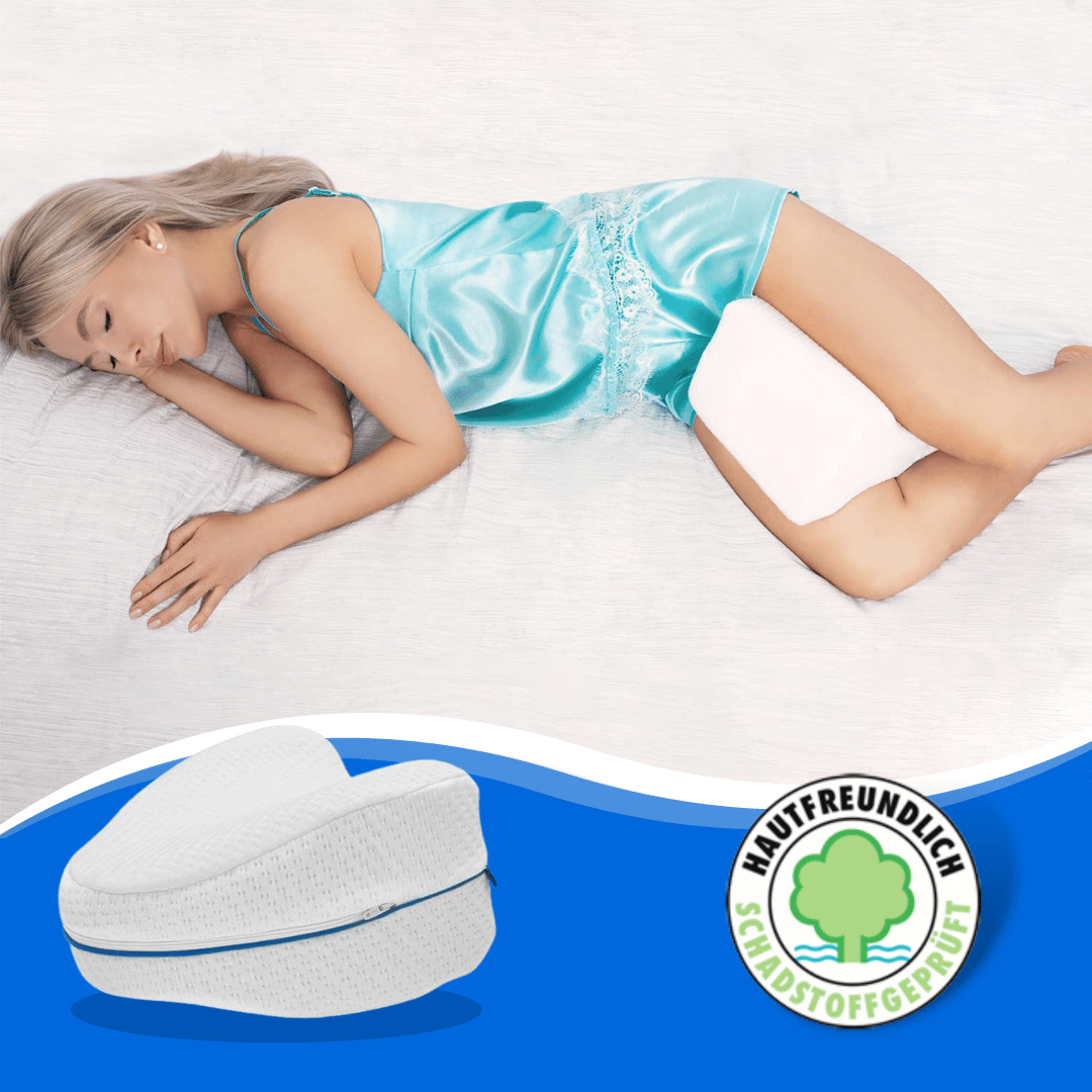 HipLift - Orthopädisches Kniekissen vermeidet Rückenbeschwerden