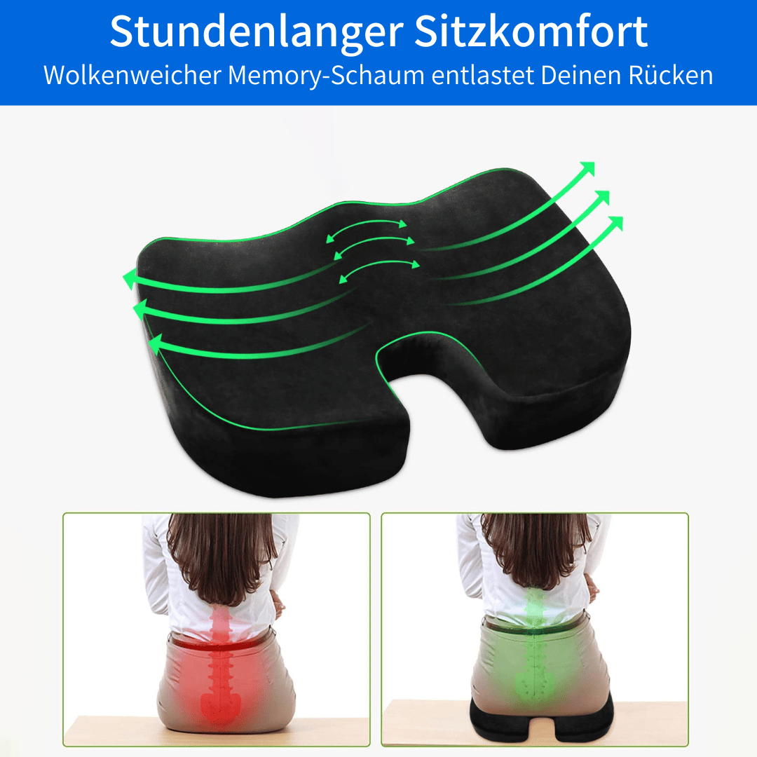 ComfySeat - Innovatives Sitzkissen vermeidet Rückenbeschwerden